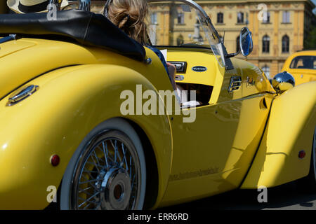 Oldtimer-Rallye der 30. Zagreb in Zagreb, Kroatien Stockfoto