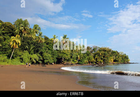 Ansicht von Drake Bay, Halbinsel Osa, Costa Rica Stockfoto