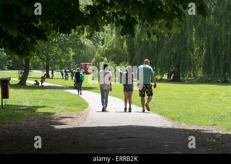 Verulamium Park, St Albans Herts, UK Stockfoto