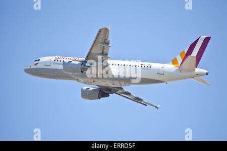 Germanwings Airbus a319 D-AKNU Abflug Flughafen London-Heathrow LHR Stockfoto