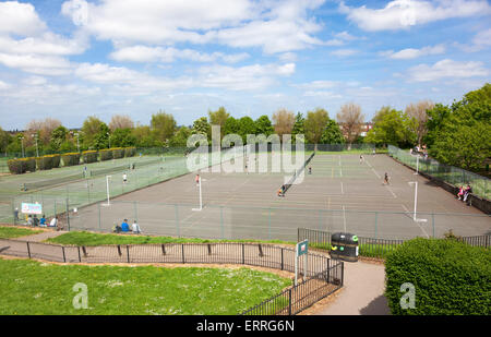 Wimbledon Park Tennisplätze Stockfoto