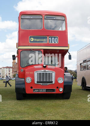 Oldtimer London Routemaster Bus JAH 5530 Stockfoto