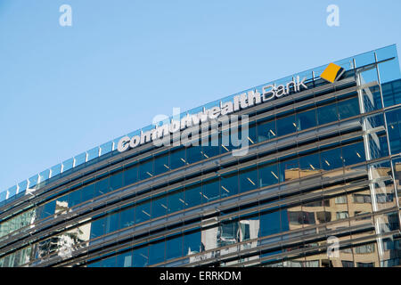 der Commonwealth Bank of Australia CBA Firmensitze in Darling Harbour im Stadtzentrum von Sydney, Australien Stockfoto