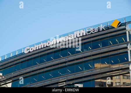 der Commonwealth Bank of Australia CBA Firmensitze in Darling Harbour im Stadtzentrum von Sydney, Australien Stockfoto