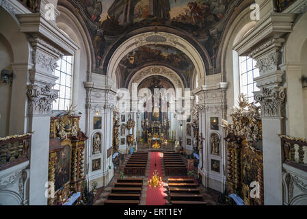 Innenraum der St. Clemens Kirche, Prag, Tschechische Republik Stockfoto