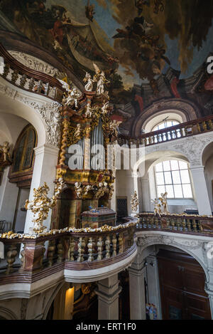 Innenraum der St. Clemens Kirche, Prag, Tschechische Republik Stockfoto