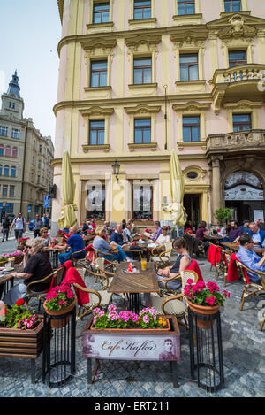 Namesti Franzy Kafky, Franz Kafka Quadrat, Josefov, Jüdisches Viertel, Altstadt, Prag, Tschechische Republik, Europa Stockfoto