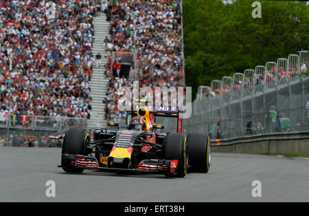 Montreal, Quebec, Kanada. 7. Juni 2015. Motorsport: FIA Formula One World Championship 2015, Grand Prix von Kanada, #26 Daniil Kvyat (RUS, Infiniti Red Bull Racing), Credit: Dpa picture-Alliance/Alamy Live News Stockfoto