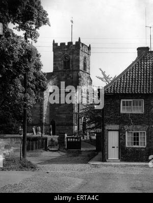 Kirche des Heiligen Petrus und Paulus, Stokesley, Hambleton Bezirk North Yorkshire, England, 1. Juni 1957. Stokesley Pfarrkirche Stockfoto