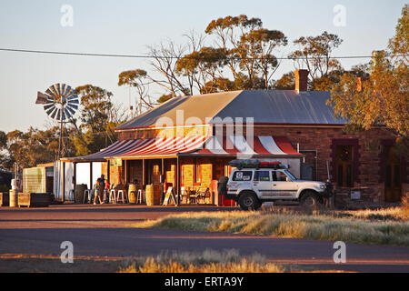 Prairie Hotel in Parachilna. Flinders Ranges, Südaustralien. Stockfoto