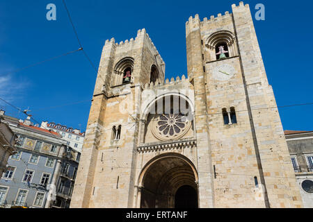 Santa Maria Maior Santa Maria Maior oder Se Kathedrale die älteste Kirche in der Stadt von Lissabon, Portugal Stockfoto