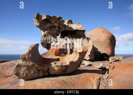 Remarkable Rocks in Flinders Chase Nationalpark, Kangaroo Island, South Australia. Stockfoto