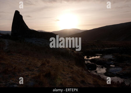 Dun Dornaigil, Broch Eisenzeit, Sutherland, die Highlands, Schottland Stockfoto