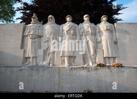 Verdun Denkmal für die gefallenen, Mahnmal zum Gedenken an die Schlacht um Verdun im ersten Weltkrieg Stockfoto