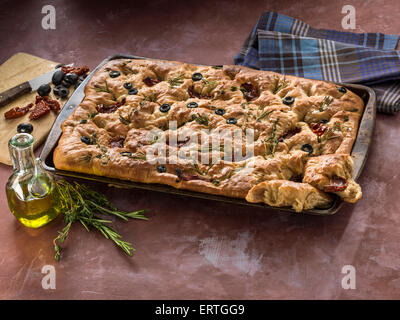 Foccacia Stockfoto