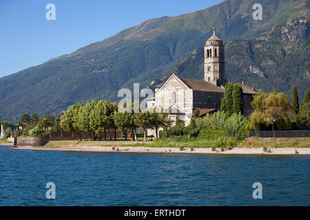 Chiesa di Santa Maria del Tiglio in Gravedona, Comer See Stockfoto