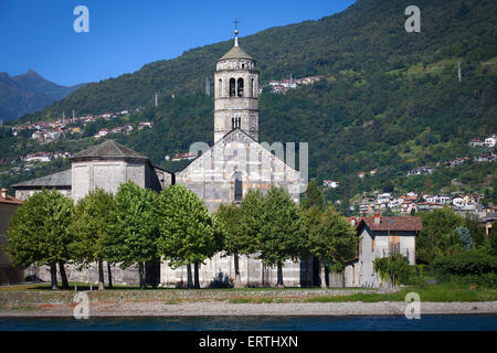 Chiesa di Santa Maria del Tiglio in Gravedona, Comer See Stockfoto