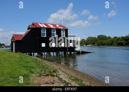 Fluß Medina Newport Rudern Club Isle Of Wight England UK Stockfoto