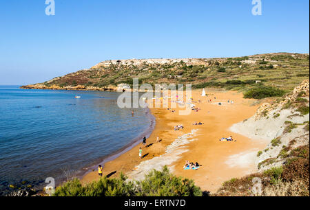 Ramla Bay Gozo Malta Stockfoto