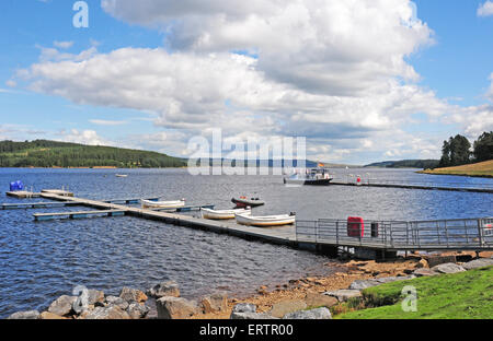 Kielder Wasser und Fähre von Turm Knowe Northumberland. Stockfoto