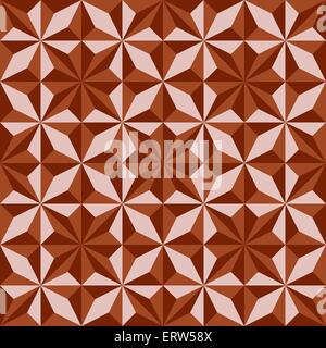 Abstrakte geometrische polygonalen 3D-Hintergrund bestehend aus Dreiecken. Nahtloser Vektor-Illustration. Mosaik. Stock Vektor