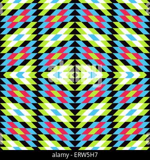 Nahtloser geometrischen Hintergrund. Mosaik. Abstraktes Vektor Illustration. Einsetzbar für Wallpaper, Hintergrund der Web-Seite, Buch-Cover. Stock Vektor