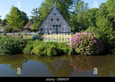 Frame-Haus, Open-Air-Museum, Stade, Niedersachsen, Deutschland Stockfoto