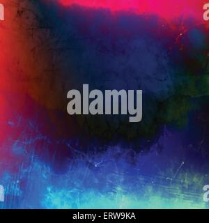 Zusammenfassung Hintergrund mit bunten Fleck über strukturierte Wandoberfläche. Vektor-Grafik-design Stock Vektor
