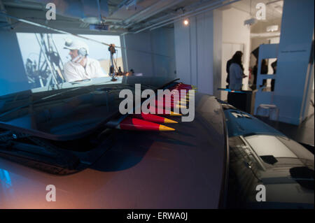 Aston Martin: 50 Jahre Bond statt an der London Film Museum Covent Garden.  Mitwirkende: Atmosphäre wo: London, Vereinigtes Königreich bei: Kredit-4. Dezember 2014: Daniel Deme/WENN.com Stockfoto