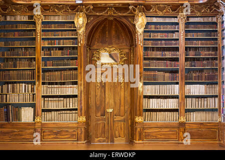 Prag, Tschechische Republik - 4. Januar 2015: philosophische Saal des Kloster Strahov Bibliothek Stockfoto