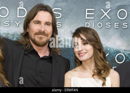 "Exodus: Götter und Könige Photocall in Hotel Villa Magna Madrid mit: Christian Bale wo: Madrid, Spanien bei: Kredit-4. Dezember 2014: Oscar Gonzalez/WENN.com Stockfoto