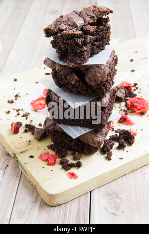 Brownies Stockfoto