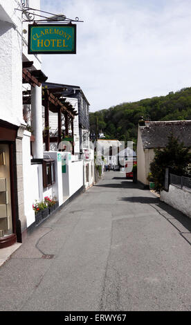 TRADITIONELLE CORNISH FISCHERDORF POLPERRO. CORNWALL UK. Stockfoto