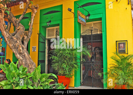 Schöne bunte Häuser in Olinda, Recife, Brasilien, am 1. September 2009. Stockfoto