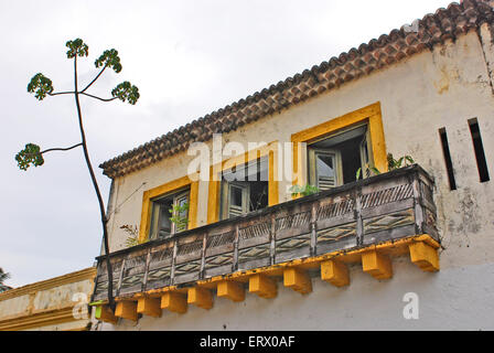 Schöne bunte Häuser in Olinda, Recife, Brasilien, am 1. September 2009. Stockfoto