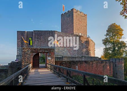 Burg Ruine Landeck, Klingenmünster, Deutsche Weinstraße und Südliche Weinstraße, Pfalz, Rheinland-Pfalz, Deutschland Stockfoto