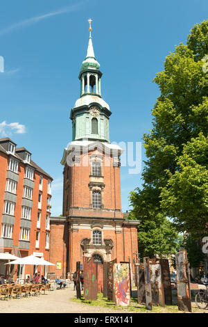 Heilige Dreieinigkeitskirche in St. Georg Hamburg, Deutschland, heilige Dreiheit-Kirche in St. Georg, Hamburg, Deutschland Stockfoto