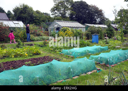 Eine Zuteilung in Bolton Lancashire England UK Stockfoto