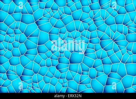 Blaue Kreise Mosaik Vektor Hintergrund Stock Vektor