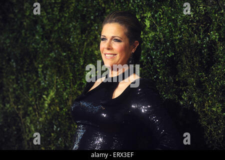 New York, USA. 7. Juni 2015. Rita Wilson Teilnahme an der American Theatre Wing 69. Annual Tony Awards in der Radio City Music Hall am 7. Juni 2015 in New York City. Bildnachweis: Dpa picture Alliance/Alamy Live News Stockfoto