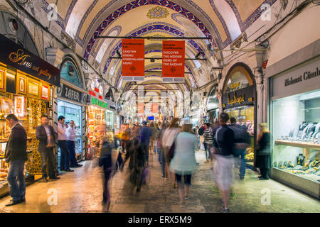 Der große Basar (Kapalıcarsi), Istanbul, Türkei Stockfoto