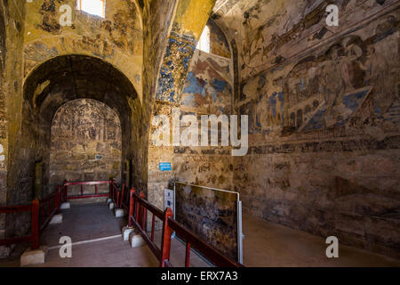 wichtigsten Empfangshalle, Quseir Amra oder Qusayr Amra, Jordanien Stockfoto