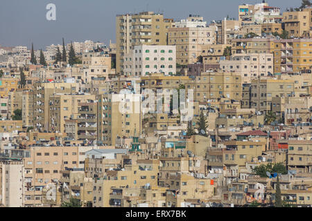 dichten städtischen Wohnraums in Amman, Jordanien Stockfoto