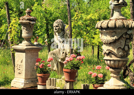 Reliefs und Skulpturen, Torcello Island Museum / Museo Provinciale di Torcello Stockfoto