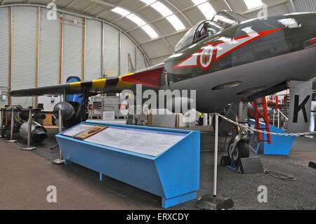 Tangmere Military Aviation Museum in Sussex, UK ist eine faszinierende und umfassende Museum enthält viele Unikate. Stockfoto