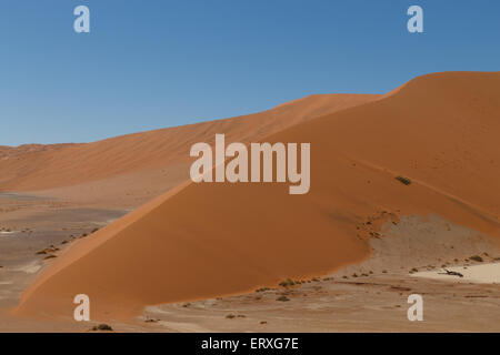 Roten Dünen von Hidden Vlei, Sossusvlei Namibia Stockfoto