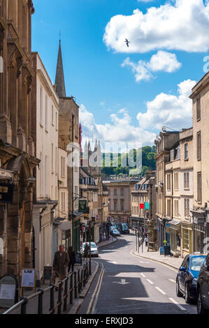 Broad Street in Bath Somerset England Großbritannien Stockfoto