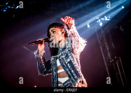 FKA Zweige beim Parklife 2015 Musikfestival in Heaton Park, Manchester am Sonntag, 7. Juni 2015 Stockfoto