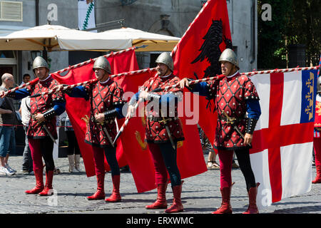 Corpus Domini Prozession in Orvieto in Umbrien, Italien Stockfoto