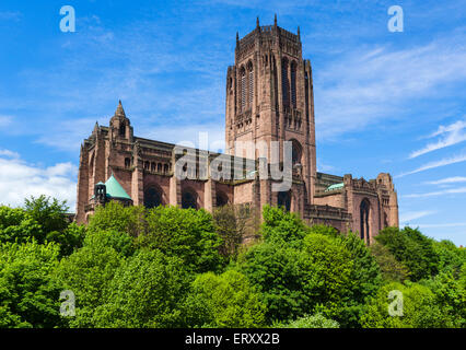 Liverpool Anglican Cathedral, Liverpool, Merseyside, England, Vereinigtes Königreich Stockfoto